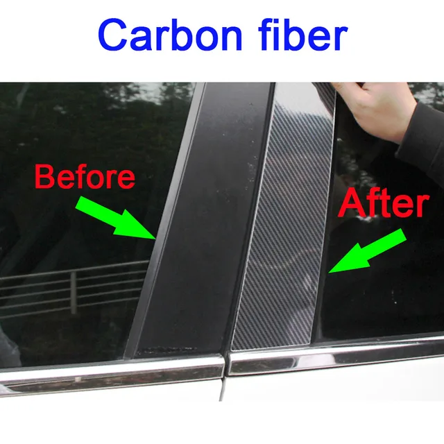 Coperture Montante B Porsche Macan 2014-2022 - 6 Pezzi Nero Lucido, Anti-Graffio, PC - Foto 6