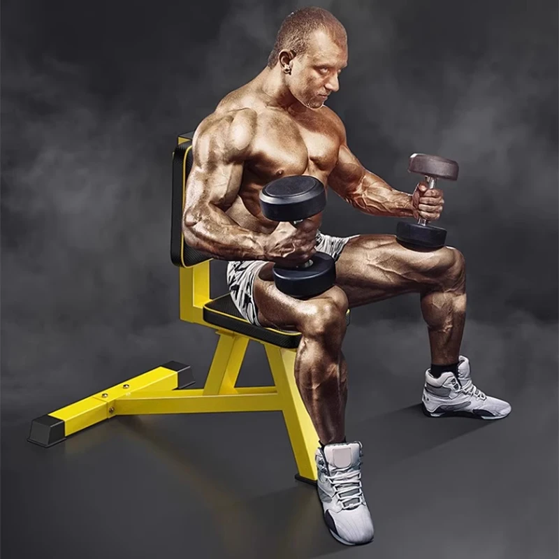 Dumbbell Shoulder Press Bench Professional Fitness Right Angle Bench Training Chair Arnold Press Tripod
