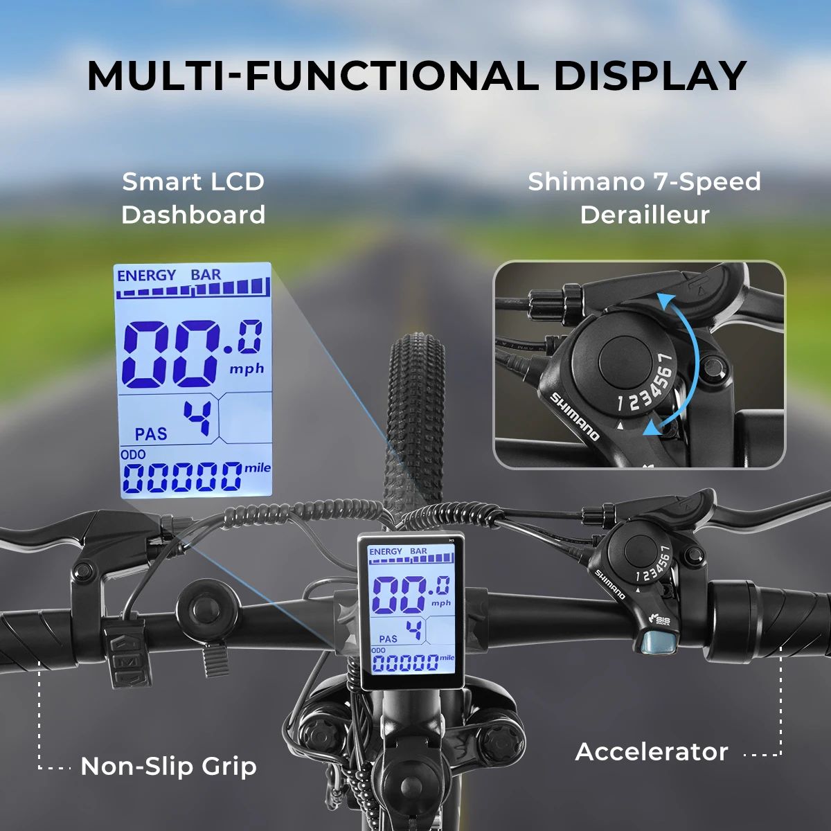 DYU M26 1000W Peak Electric Bike 26” UL2849 4