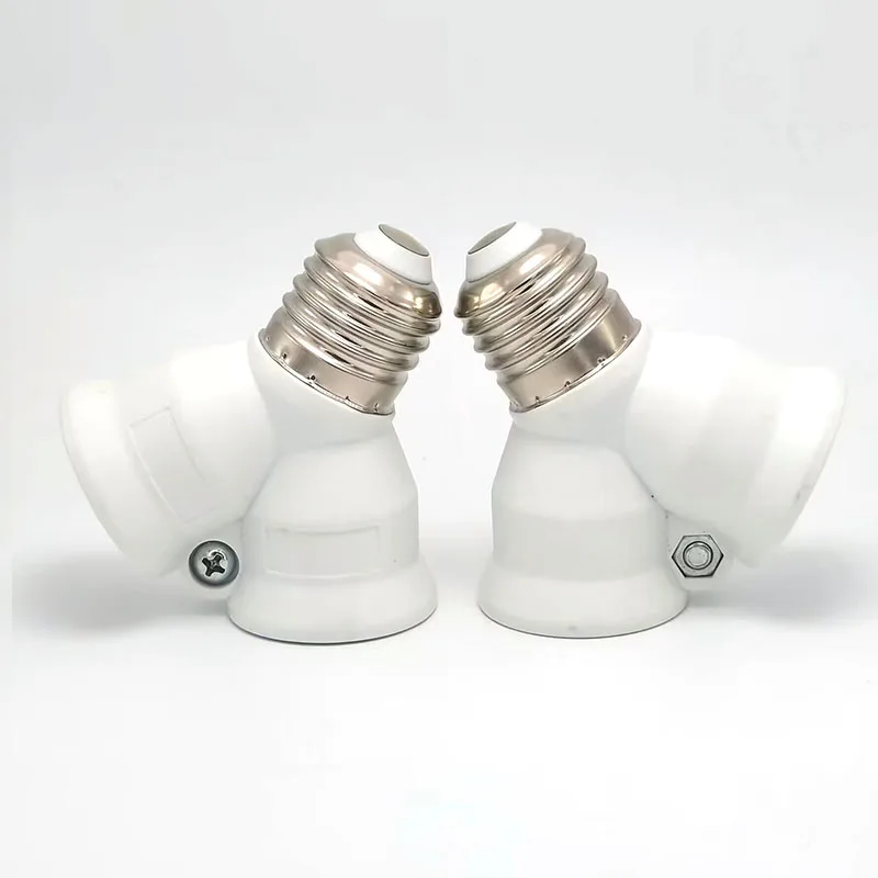 1pcs E14 E27 to 2E27 2E14 Screw Lamp Base Socket PBT B22 to 2E27 LED Light Bulb S011be1b232254f98952bd5aaf379efa1i