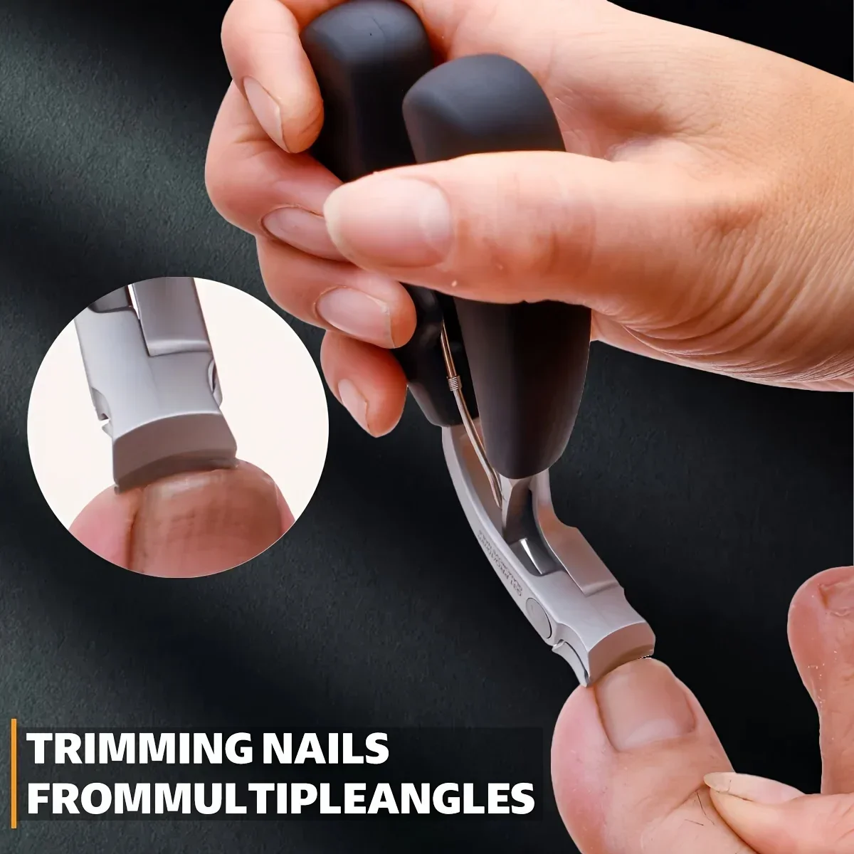 Don't Bend to Cut Toenail Stainless Steel Elbow Nail Clippers with Large Opening Nail Clippers Set Cutter Pedicure Tools toe nail clipper,nail clipper set,nail clipper,nail clippers,manicure nail clipper set,nail clippers kit