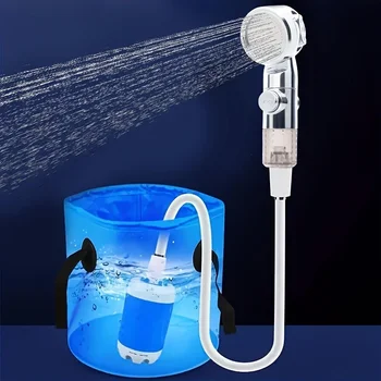 Portable USB Rechargeable shower head 1