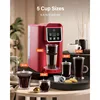 Hot and Iced Coffee Machine for K Cup Pods & Ground Coffee,6 to 14 oz Brew Sizes,with 50 oz Large Water Tank,Removable Drip Tray 4