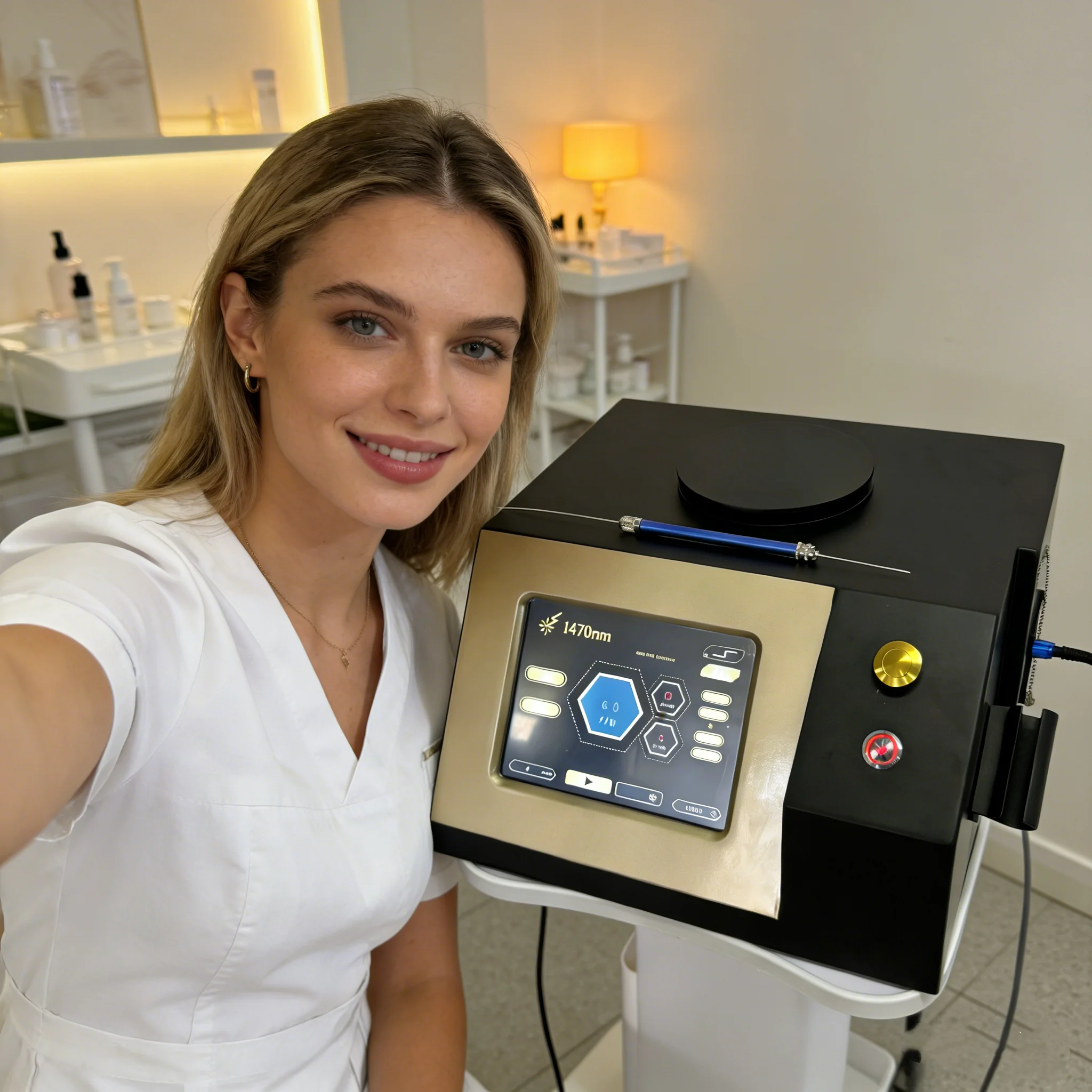 Machine de réduction de graisse, lifting du visage, endo-lifting, laser lipo, aspiration, laser diode, sculpture corporelle, amincissement, lipolyse laser