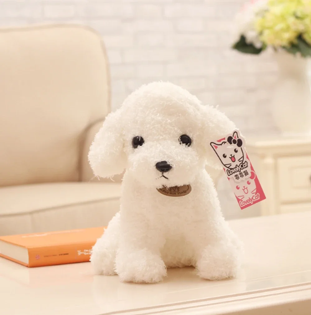 Süßes Teddy Plüschhund Spielzeug Mit Locken Als Kindergeschenk_voghion.com