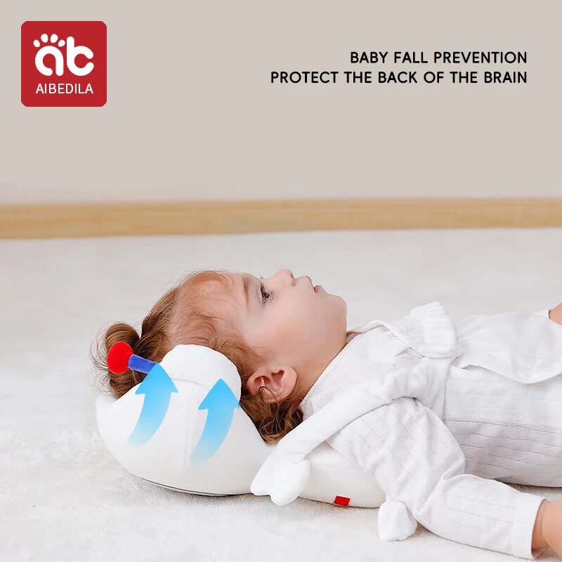 AIBEDILA Baby Head Fall Protection Pad Cushion Soft Security Memory Cotton Pillows Backpack Newborn Headrest Security Pillows 5