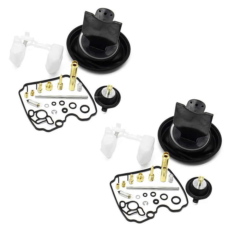 

For YAMAHA XTZ750 SUPER TENERE 1989 - 1998 XTZ 750 Carburetor Repair Kit Chamber Seal Gasket Float Valve Plunger Cut off 2 Sets