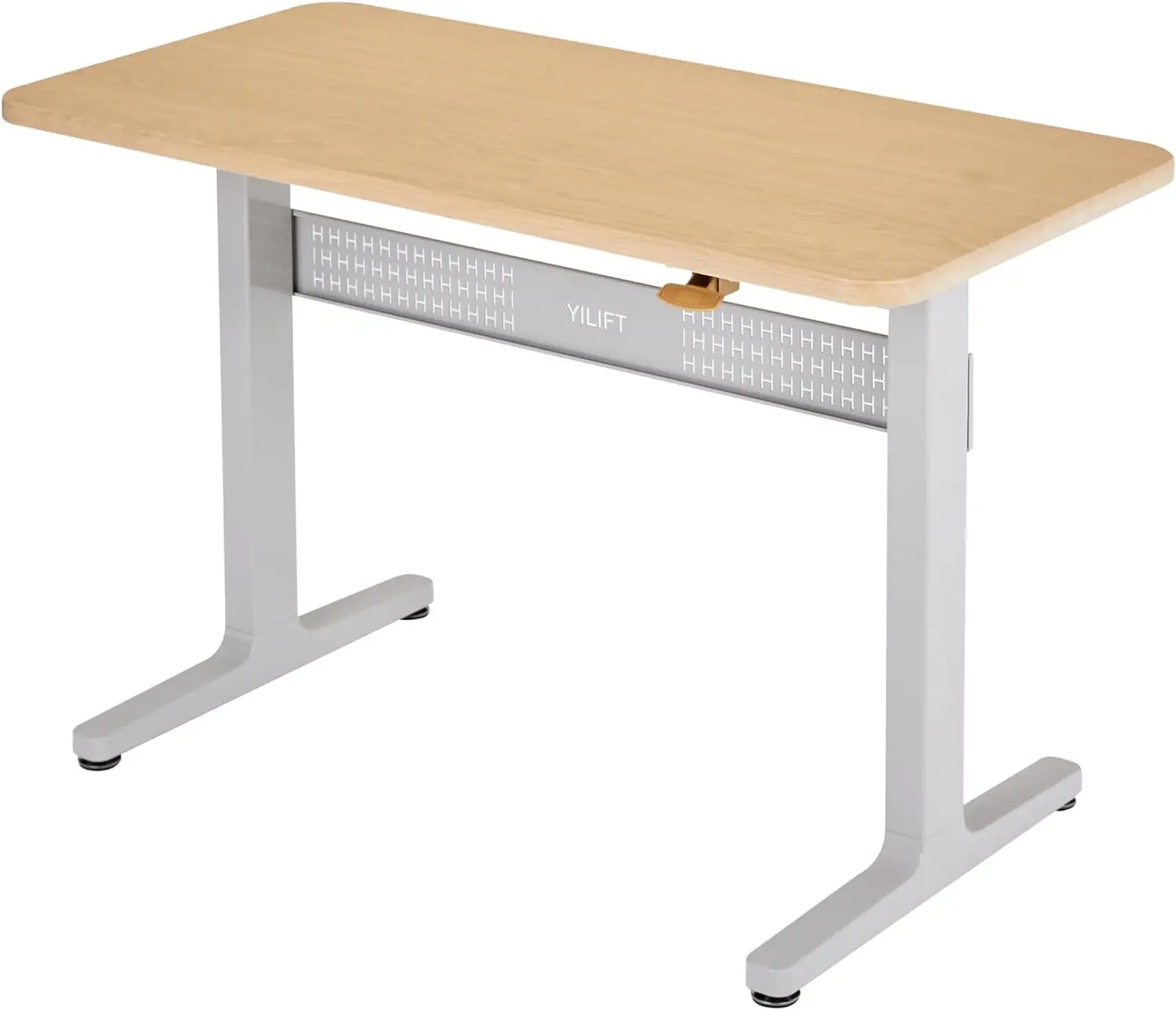 

Pneumatic Quick Install Heavy Duty Standing Desk, One Piece Desktop for Home, Office & Hospital, 47.2" W x 23.6" D, White Oak