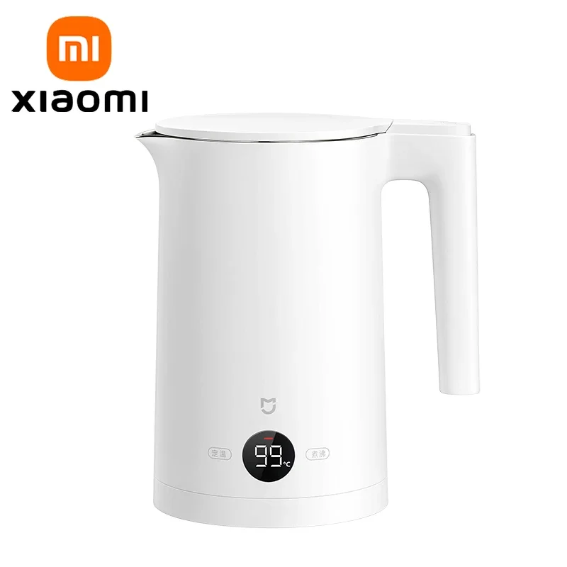 XIAOMI MIJIA Constant Temperature Electric Kettles 2 Stainless Steel 1800W LED Display Four Thermos Modes 220V Kettle Tea Coffee bear electric kettle 1 6lhousehold electric kettle 304 stainless steel seamless liner 1800w fast boiling water boiler 220v