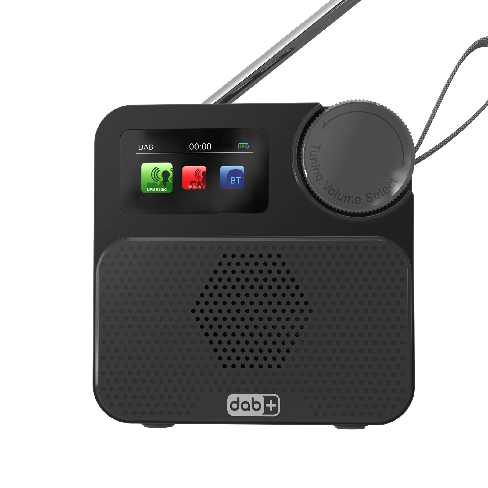 블루투스 호환 인터넷 FM 라디오 1.47인치 컬러 디스플레이가 있는 충전식 Wi-Fi 라디오 외부 안테나 휴대용 FM 라디오