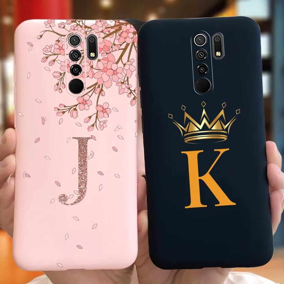 Luxury Flower Crown Silicone Phone Case - Soft TPU Cover