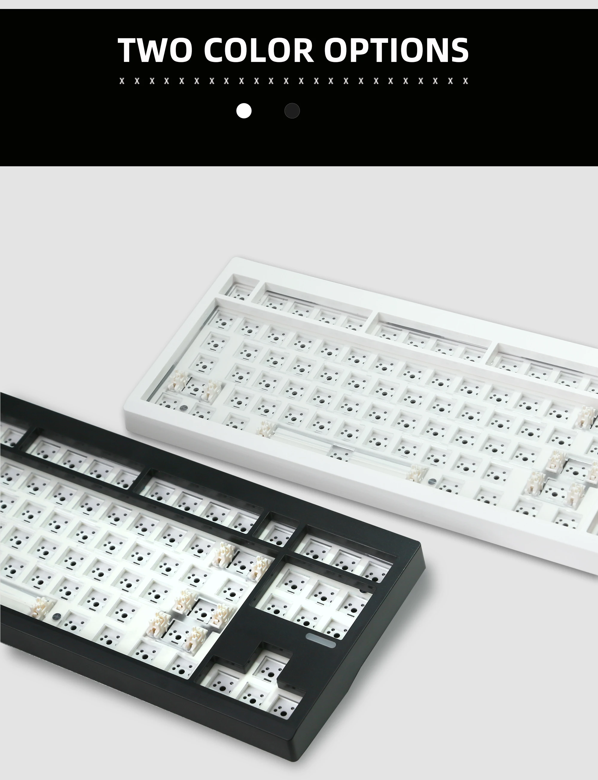 Zuoya-機械式ゲーミングキーボードキット,Bluetoothワイヤレス