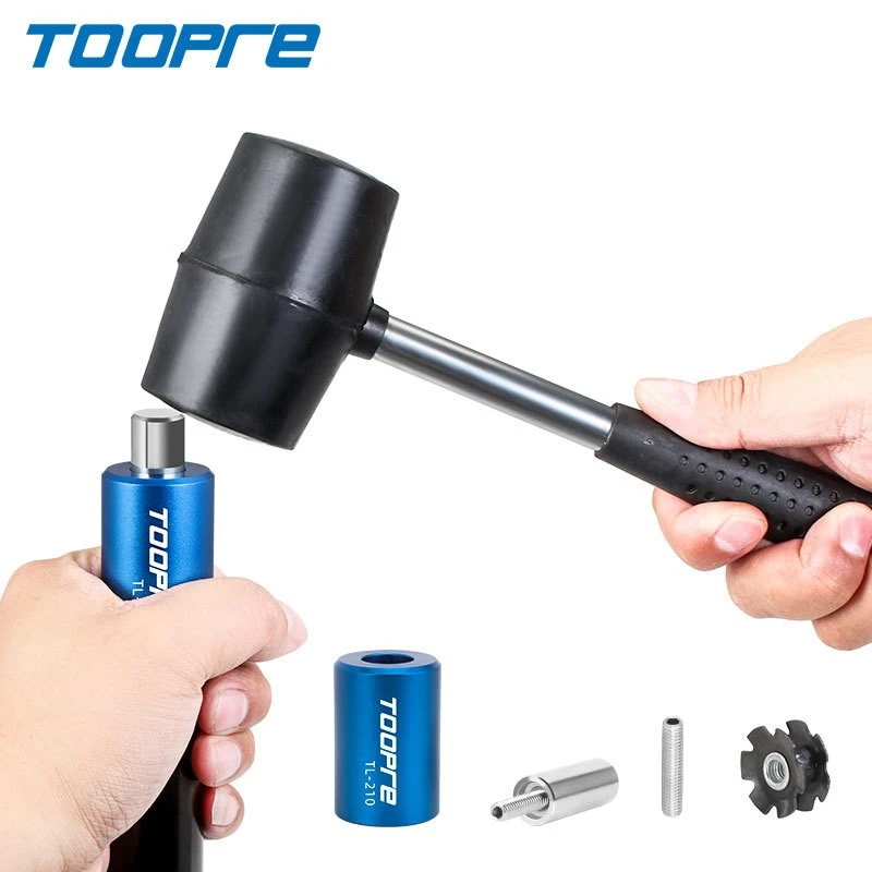 Bicycle Front Fork Bowl Set Mountain Road Bicycle Driving Tool Steel Flower Core Installation Sleeve
