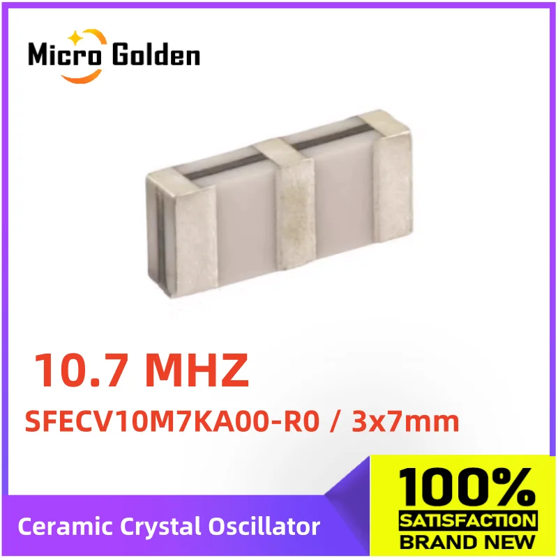 (10pcs) 10.7MHZ SFECV10M7KA00-R0 Ceramic Filter Murata SMD 3070 3 x 7 mm Ceramic Crystal Oscillator 10.7M