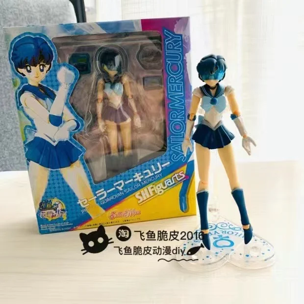 15cm Anime Sailor Moon SHF Tsukino Usagi PVC Figure Doll