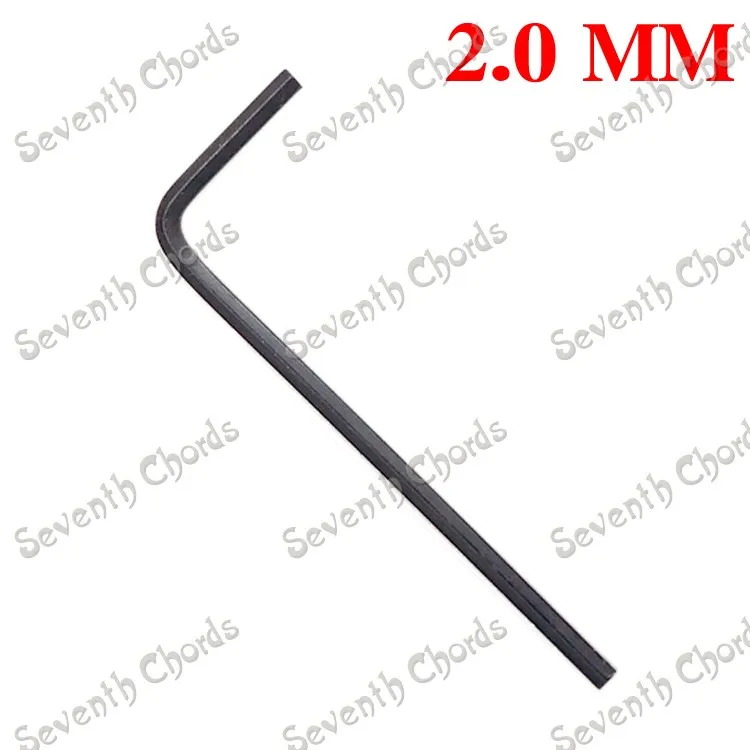 

10 Pcs 2mm L Wrench Hex key Allen Wrench Hexagon Key for Electric Bass Guitar Bridge or Tone volume Knobs Adjust Repair tool