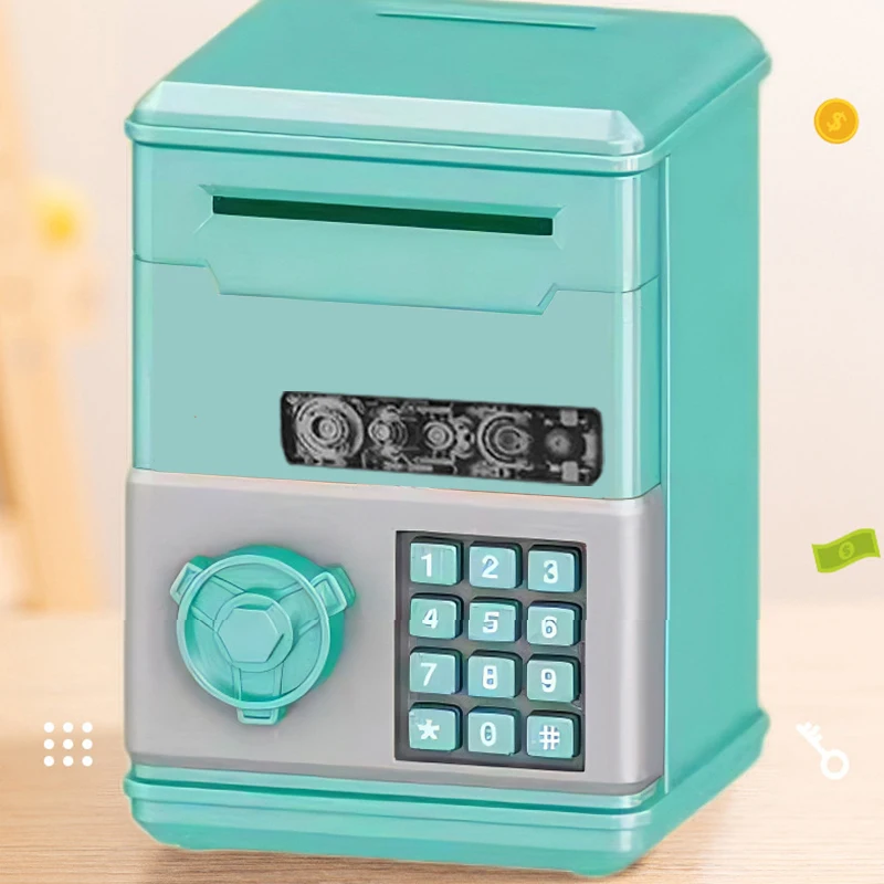 Cassaforte salvadanaio elettronica per bambini con codice_voghion.com