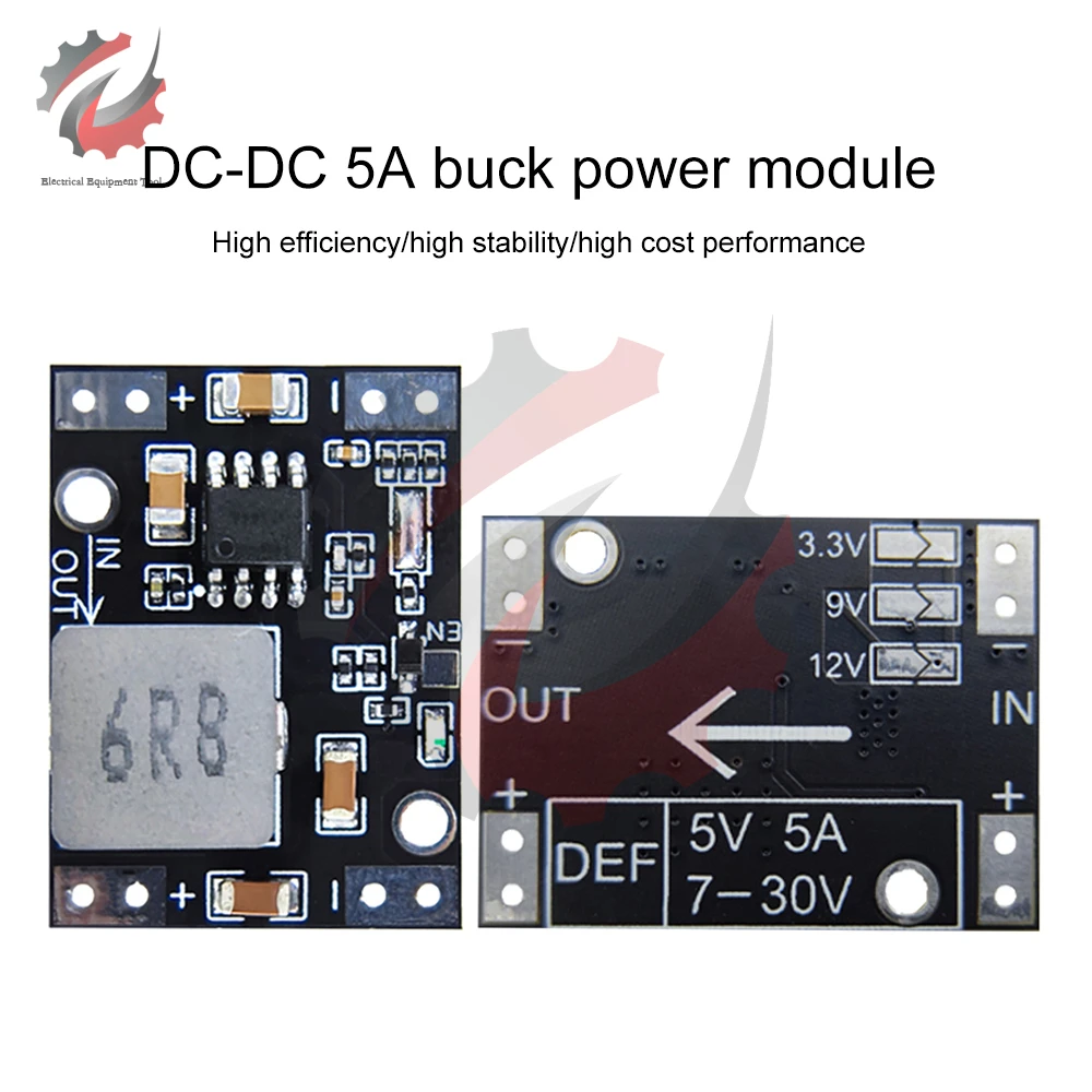 

DC-DC 5A Step-down Module 3.3V 5V 9V 12V High-current Power Module Steering Gear Power Drive