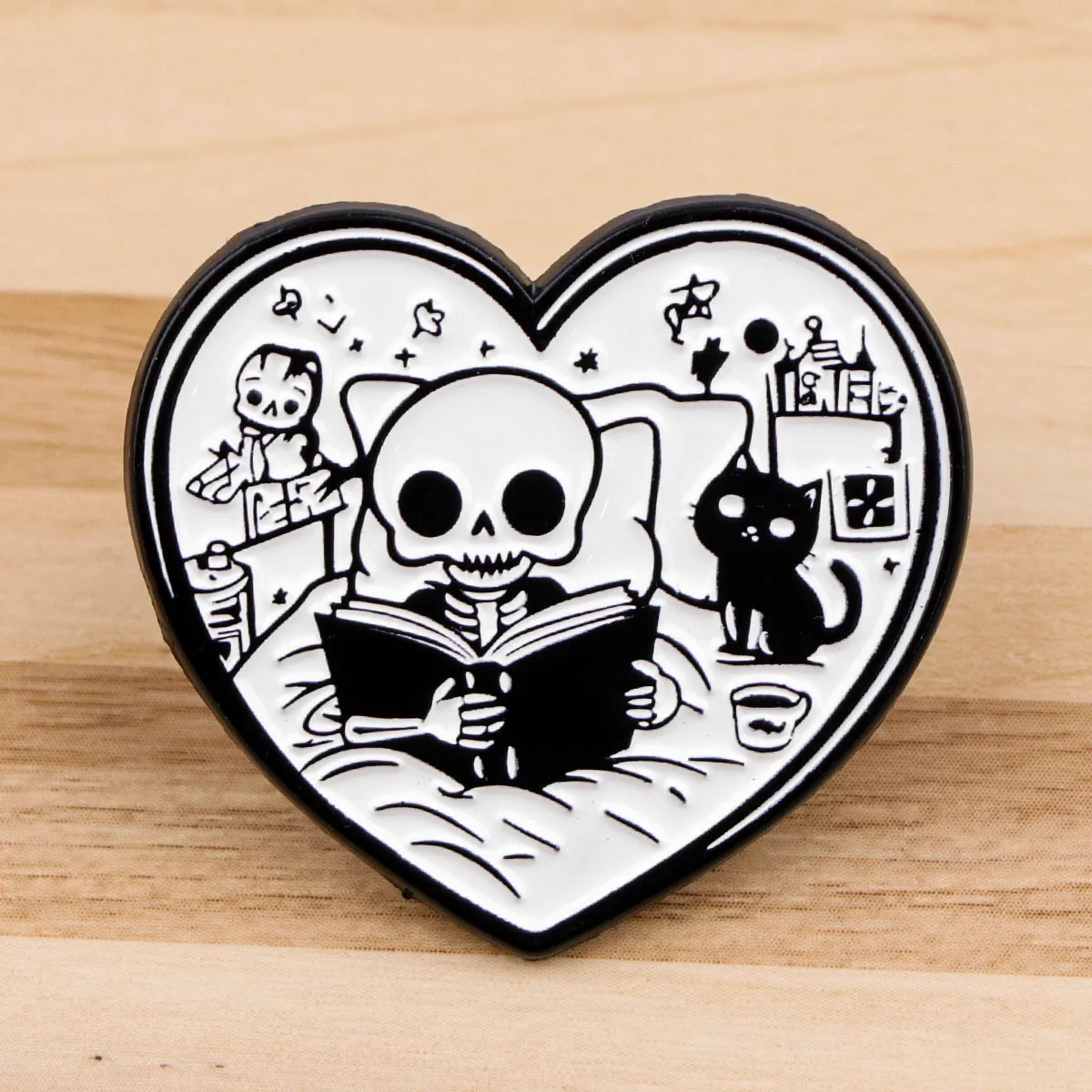 Warnschilder Kreativität Emaille Pins Frauen Abzeichen Rucksack Kragen Anstecknadel Hut Schmuck Geschenke für Freunde – Detail 4