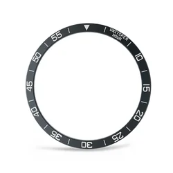 Stainless Steel Protective Bumper Ring for Watch Bezel - Premium Metal Accessory (Black)