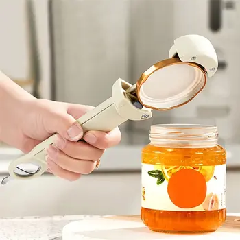 Multi-Function Bottle Opener Retractable Stainless Steel Labor-Saving Kitchen Tools Glass Jars Beer Cap Opener Magnetic Suction 1