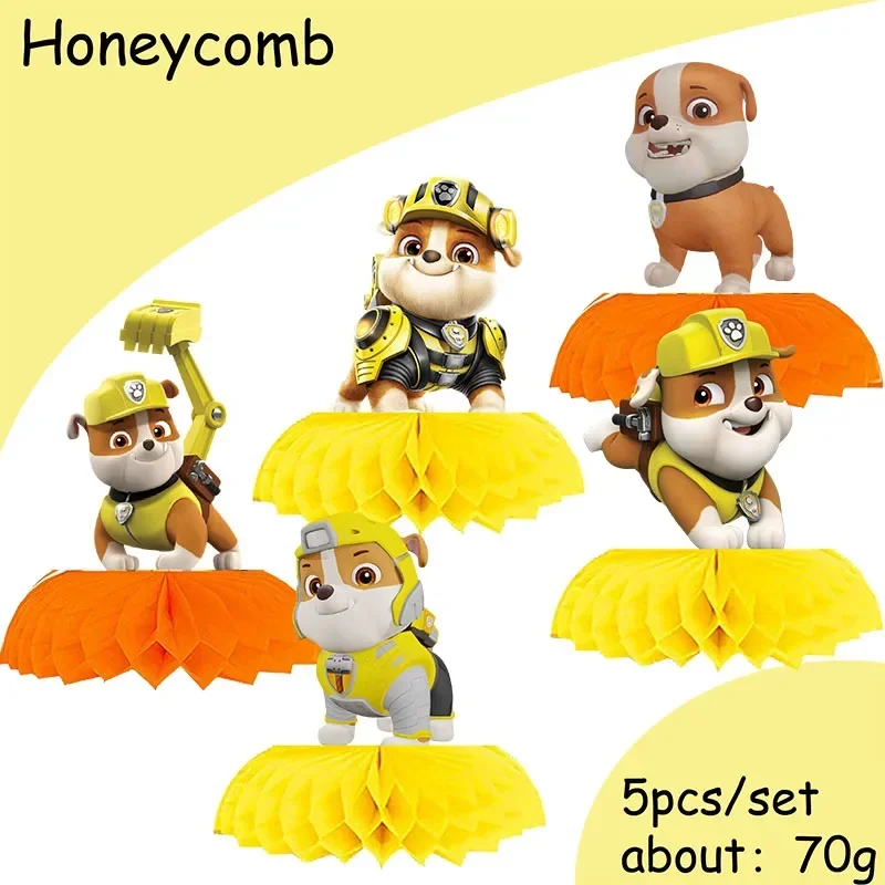 Paw Patrol Birthday Party Supplies - Rubble Tableware Set