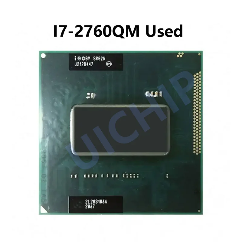 Processore Originale Cpu Per Laptop Intel Sr02W I7-2760Qm Sro2W Core I7 Cpu Mobile I7 2760Qm Processore Centrale 6M Pga Da 2.4Ghz A 3.5Ghz