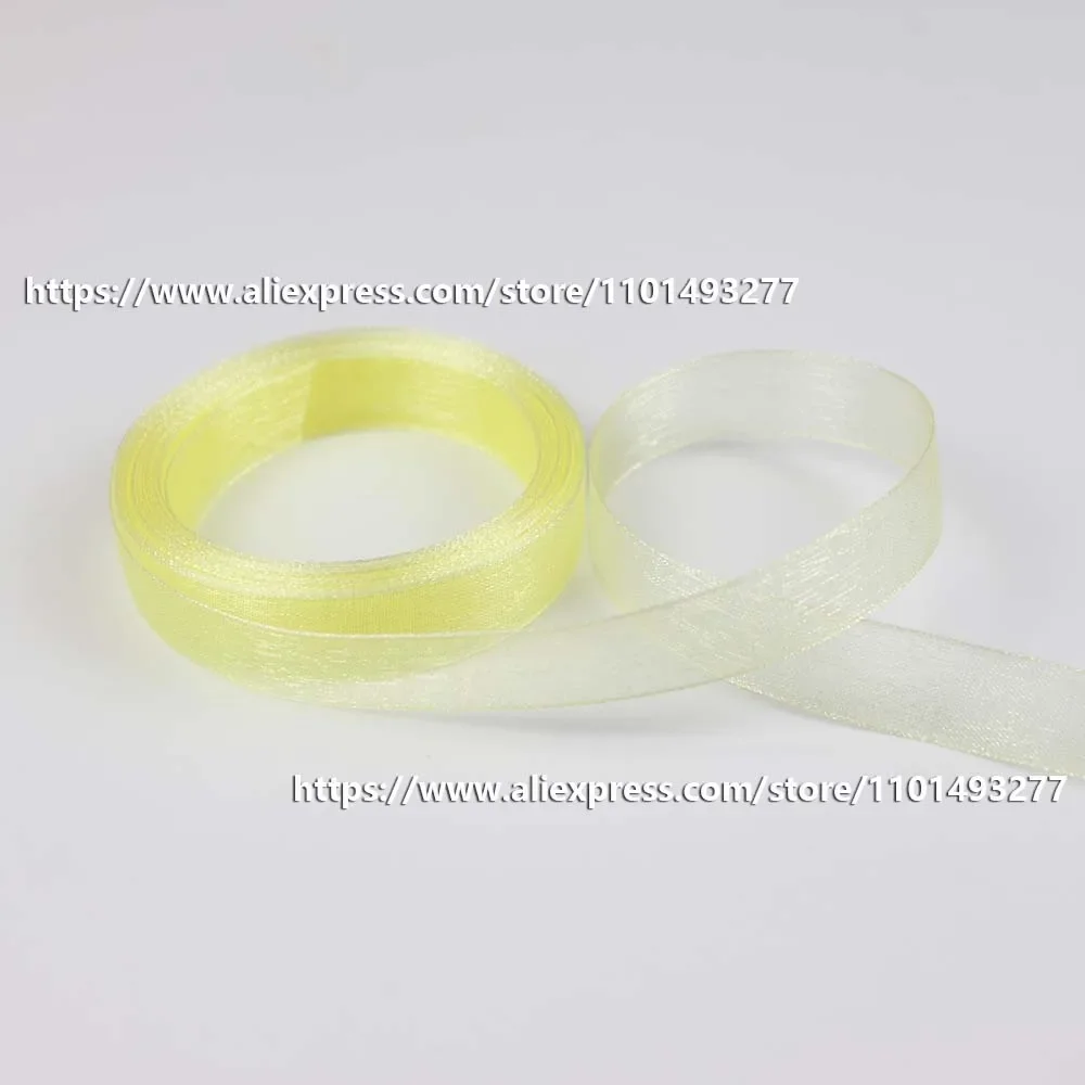 5 Yards Organza Ribbon for Gift Wrapping and Crafting