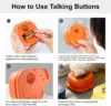 MEWOOFUN Dog Button Record Talking Pet Communication Vocal Training Interactive Toy Bell Ringer With Pad and Sticker Easy To Use 6