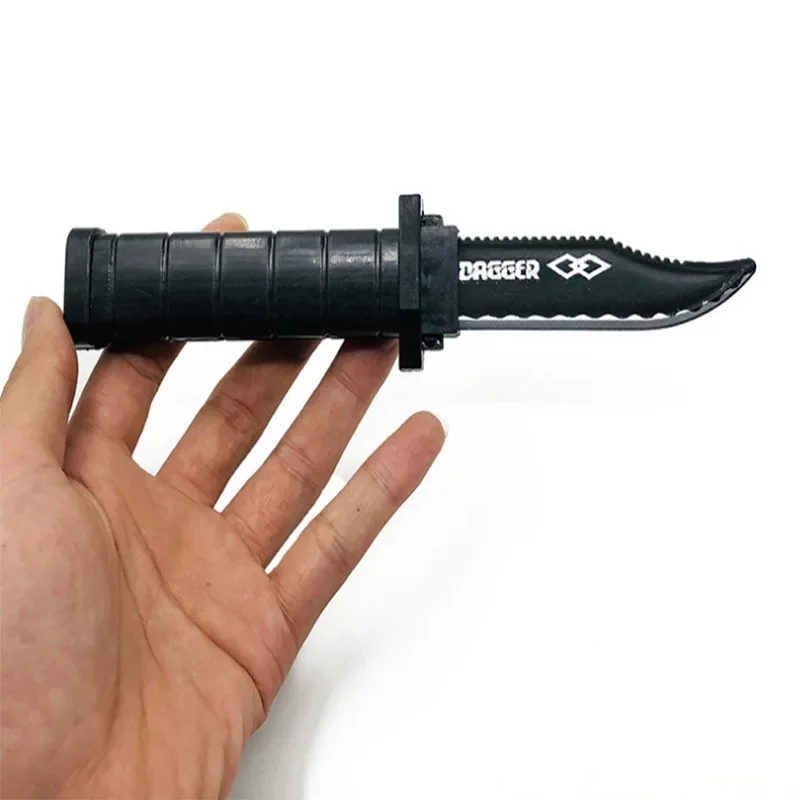 Adults Kids Props Toy Joke Magic Plastic Retractable Knife Joke Prank Props Knife Scary Trick Fake Dagger Funny Interesting Gift