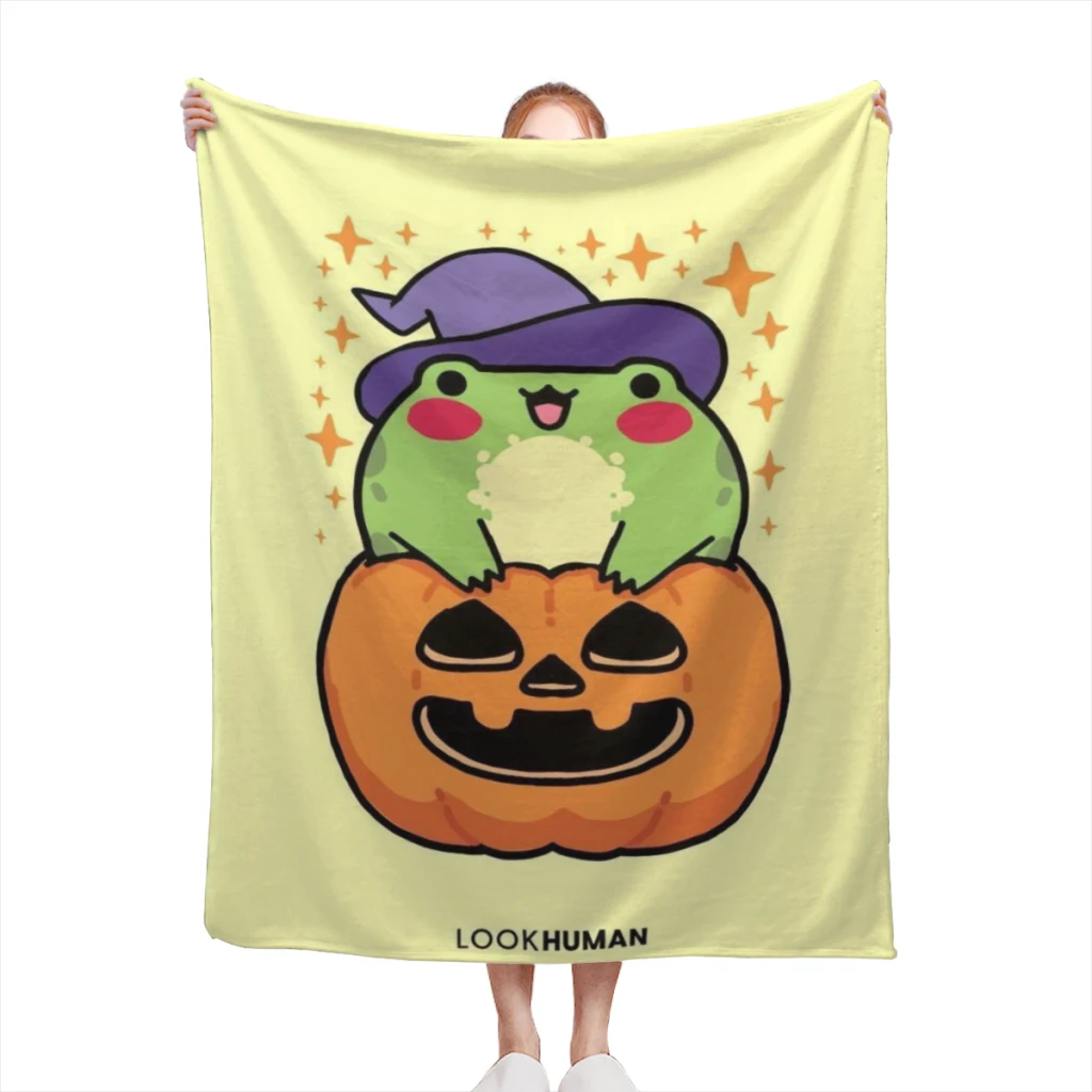 

Cottage Frogs Comfortable Flanne Blanket Fluffy Soft Bedroom Decor Sofa Blankets Comforter Home and Decoration