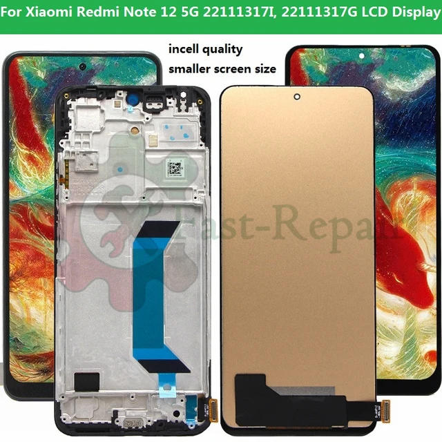 incell 6.67''for Xiaomi Redmi Note 12 lcd display screen digitizer