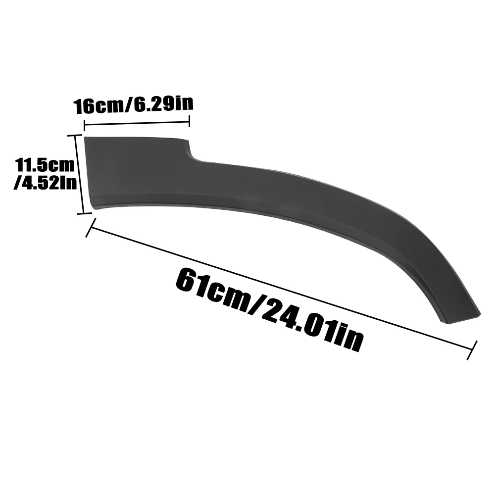 Passenger Side Rear Forward Wheel Arch Trim For Jeep Cherokee 2014-2018 - Textured Black