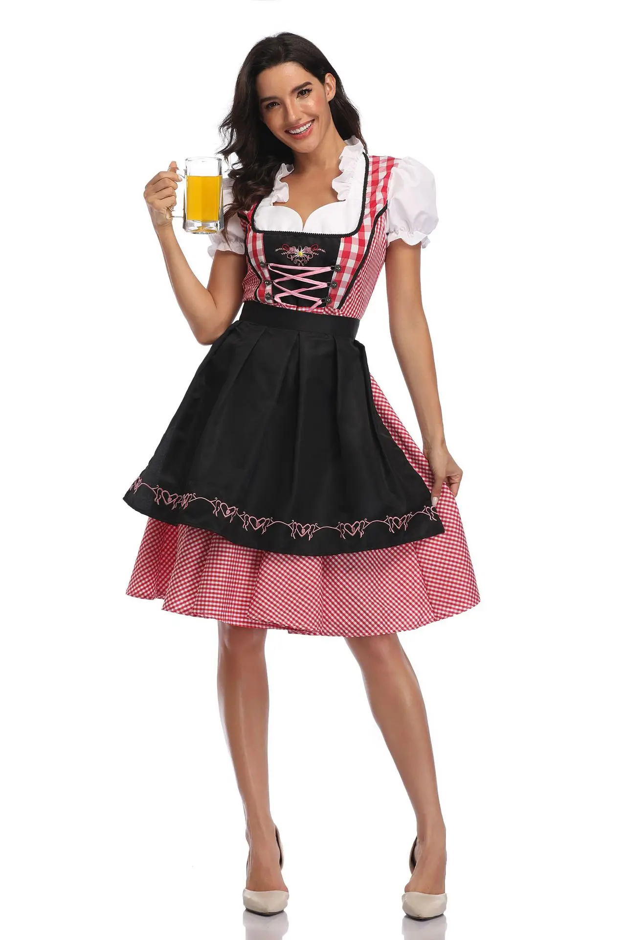 Adult Women Oktoberfest Dirndl cosplay costume for Beer Party