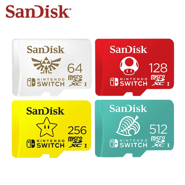 SanDisk 64GB Ultra microSD Card with Adapter for Nintendo Switch