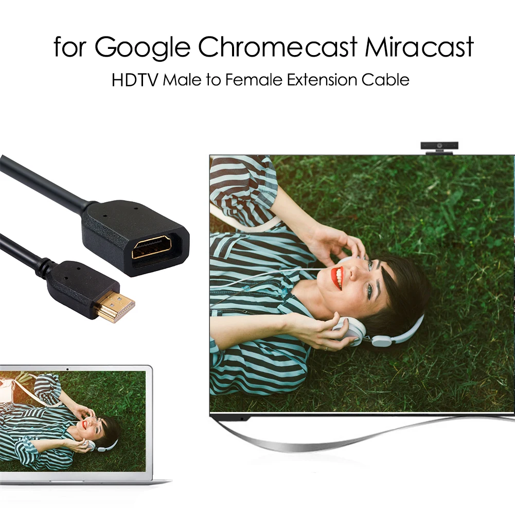 HDMI-compatible Male Female Swivel Adapter Converter Cord for Google Chromecast TV Computer Set Top Box - AliExpress