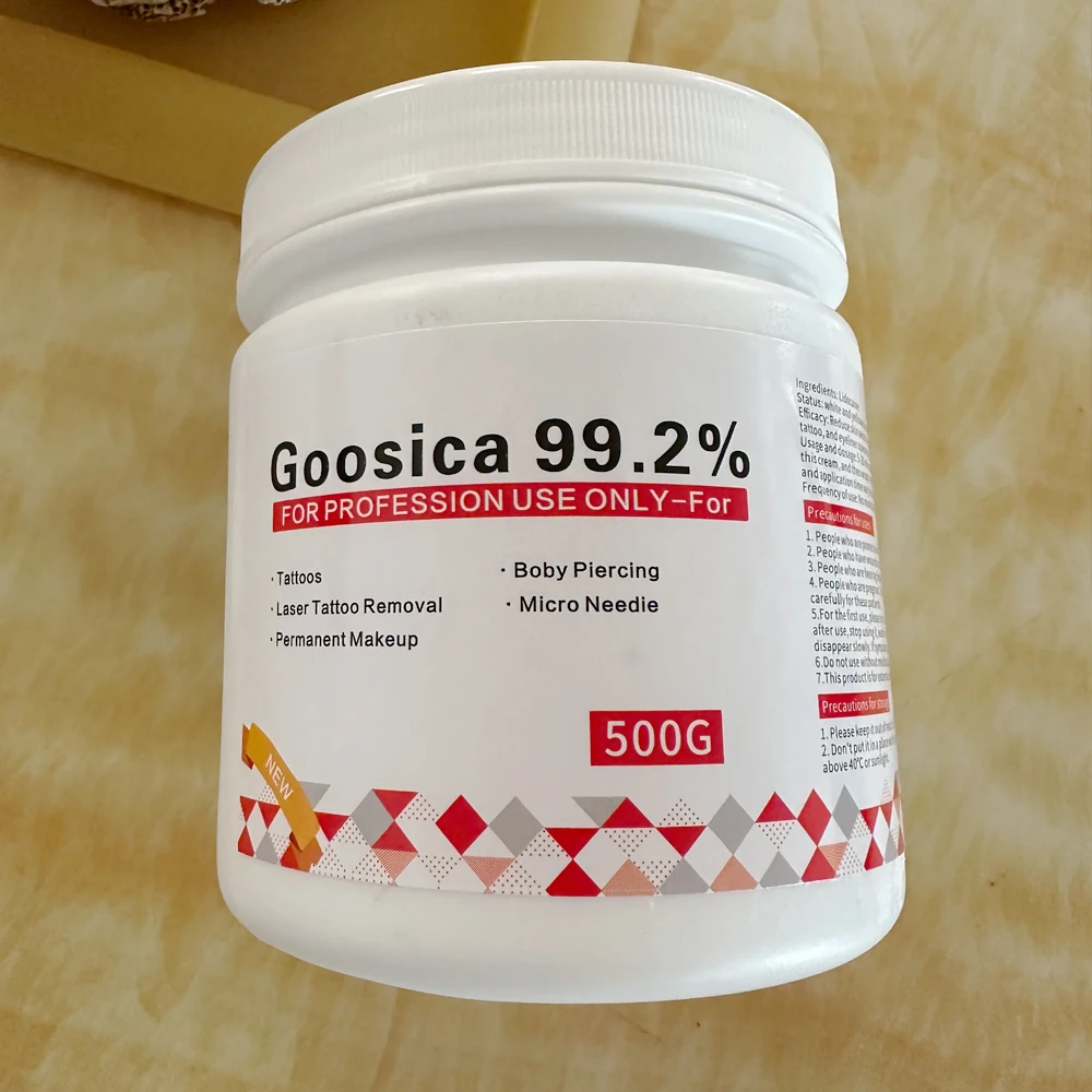 NEW Goosica 99.2% Microneedle Tattoo Cream 500g Permanent Beauty Makeup Auxiliary Cream