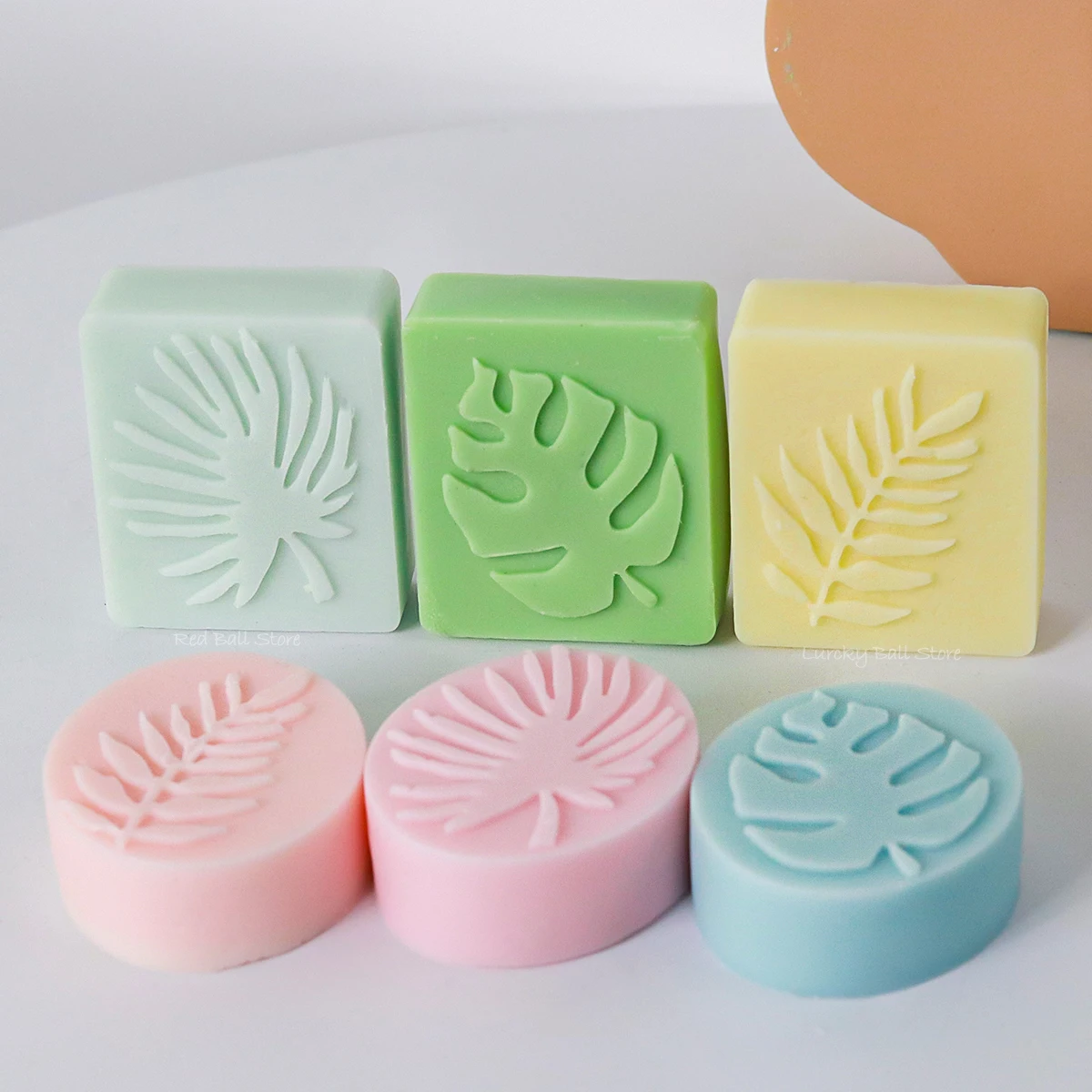 Square Handmade Soap Silicone Mold New DIY Oval Leaves Shaped Soap Making Supplies Handmade Chocolate Cake Decor Baking Tools