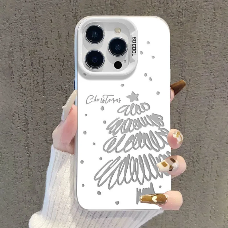 Bling Snowflakes Christmas Matte Back Cover Case