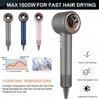 Sèche-cheveux sans pales 220V 1600W, outil de coiffage personnel à ions négatifs, sèche-cheveux électrique à anions constants 4