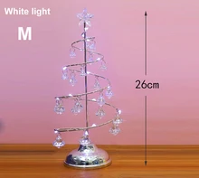  Christmas Tree Crystal Fairy Night Night Table Decor Xmas Gifts Fantasy Christmas Tree Lighting Party Festival Decor Lamp 