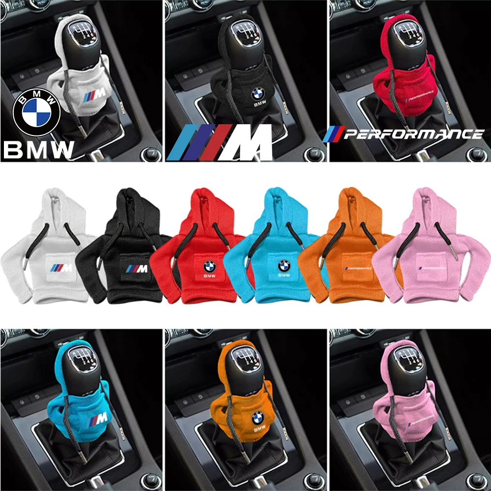 Hoodie Gear Shift Knob Cover for Bmw M Performance M3 M5 M6 F01 F20 F10 F13 F15 F16 F30 F34