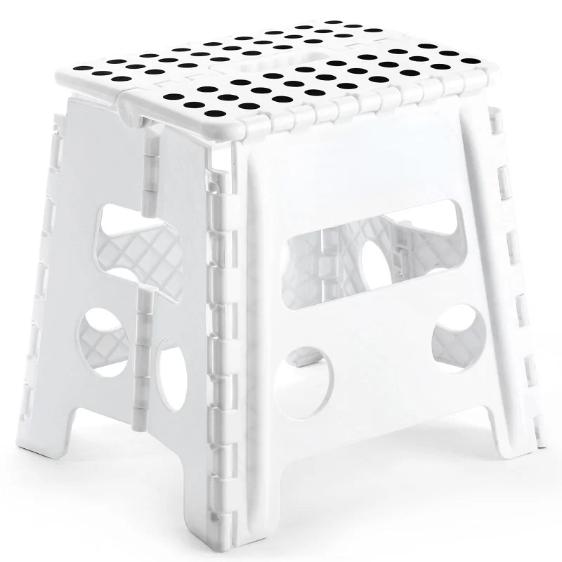 1 Non Slip Folding Stool,portable And Lightweight Stool With Handle,suitable For Outdoor Camping,fishing,picnicking And Travel
