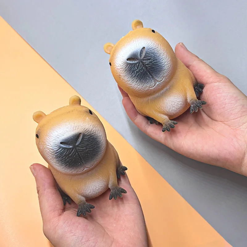 Capybara Relaxation Squeeze Toy - Novelty Cartoon Animal for Stress Relief and Creative Fun