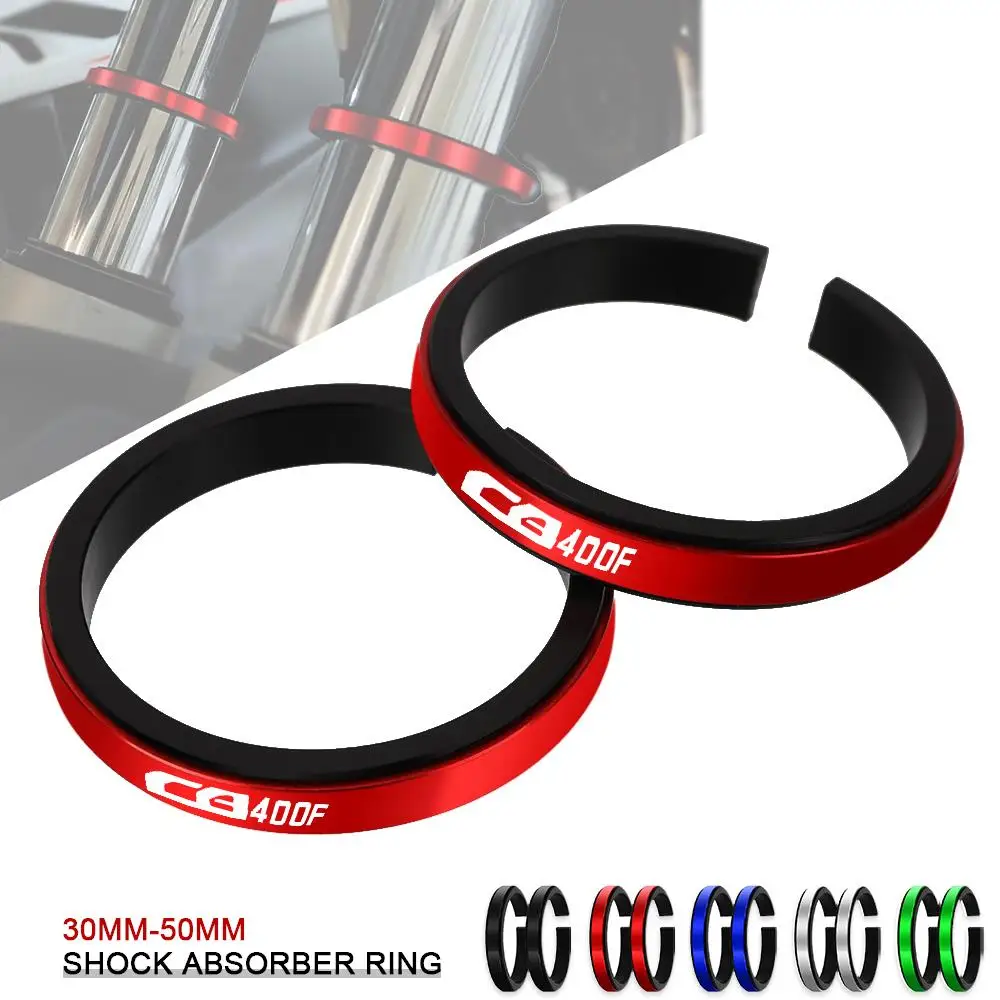 

FOR HONDA CB1 CB400F 1989-1991 Front Fork Suspension Expandable Shock Absorber Auxiliary Adjustment Rings 30-39MM And 40-51MM