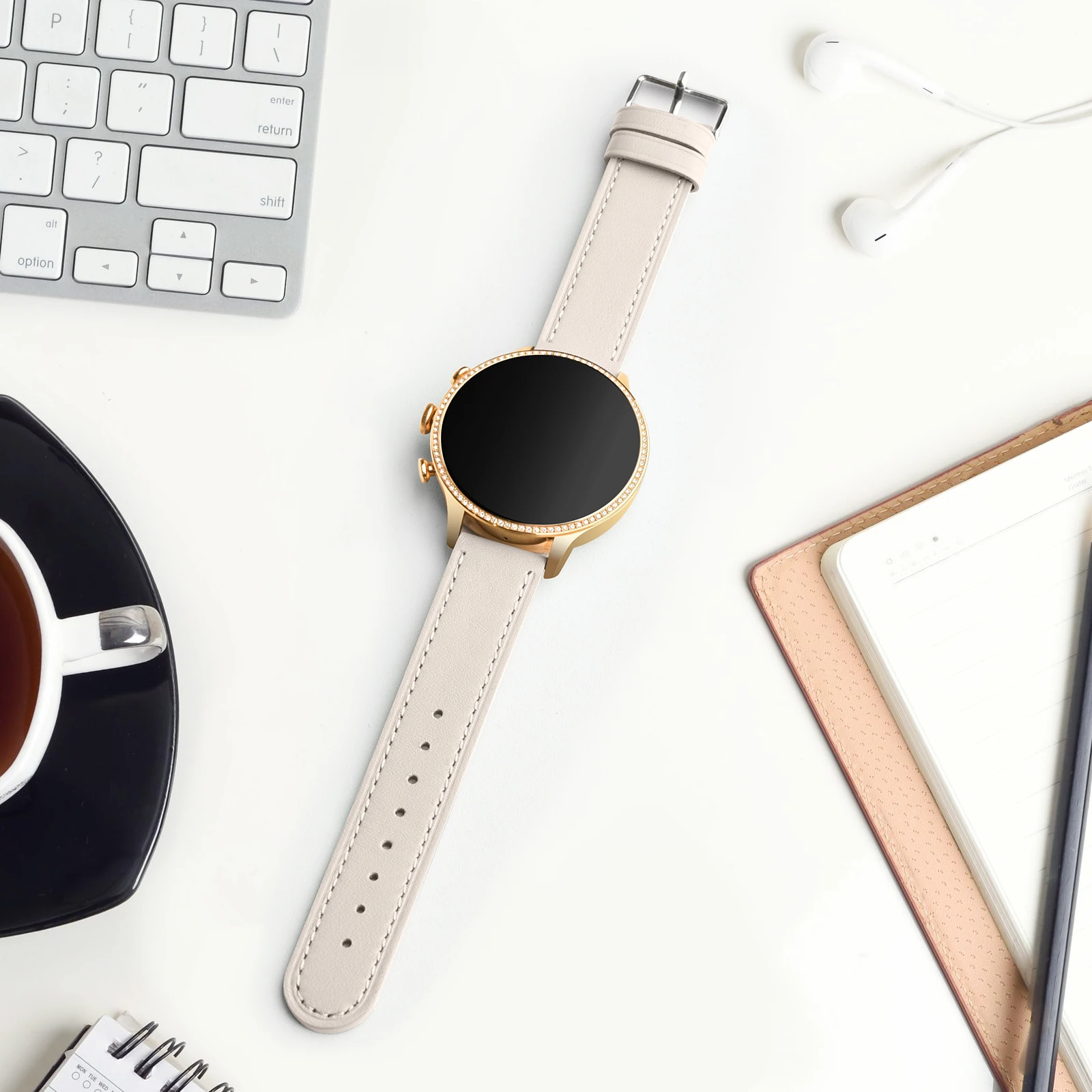 Premium Leather Watch Band - Universal Compatibility, Available in Multiple Sizes
