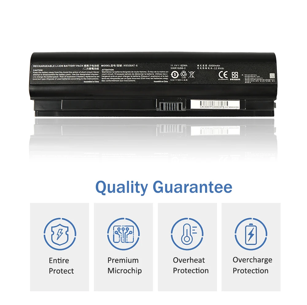 Bateria do Portátil Etesbay-n950bat6 62wh para Hasee Zx7-cp5g Zx7-ct5da Zx8-ct5da Zx8-cr5s1 Tx7-ct5a1 Tx8-ct5dh Cn95s02 Cn95l002 - Imagem 2