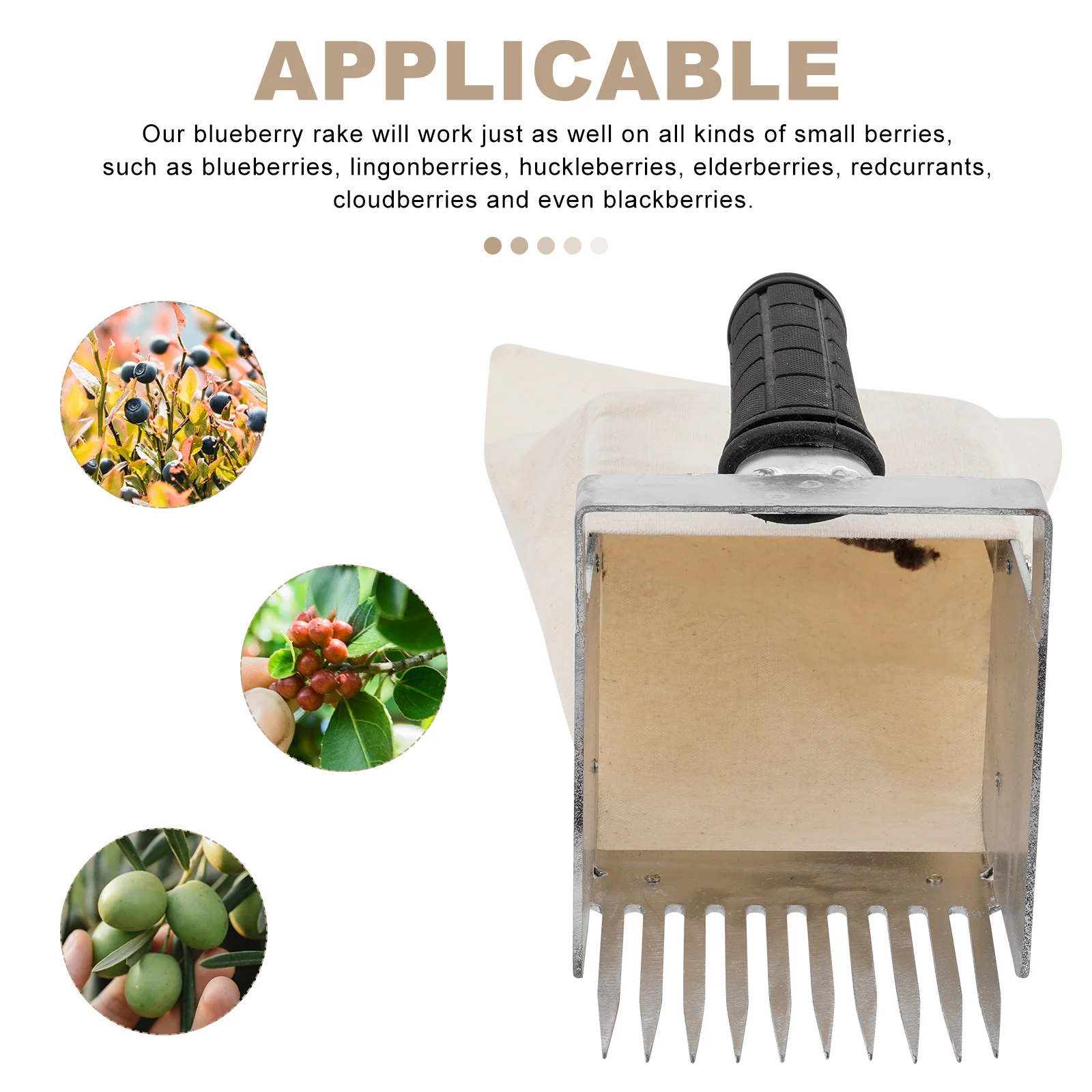 Raspberries Blueberry Picking Tools Basket Garden Supplies Fruit Picker Scoop For Home Staff