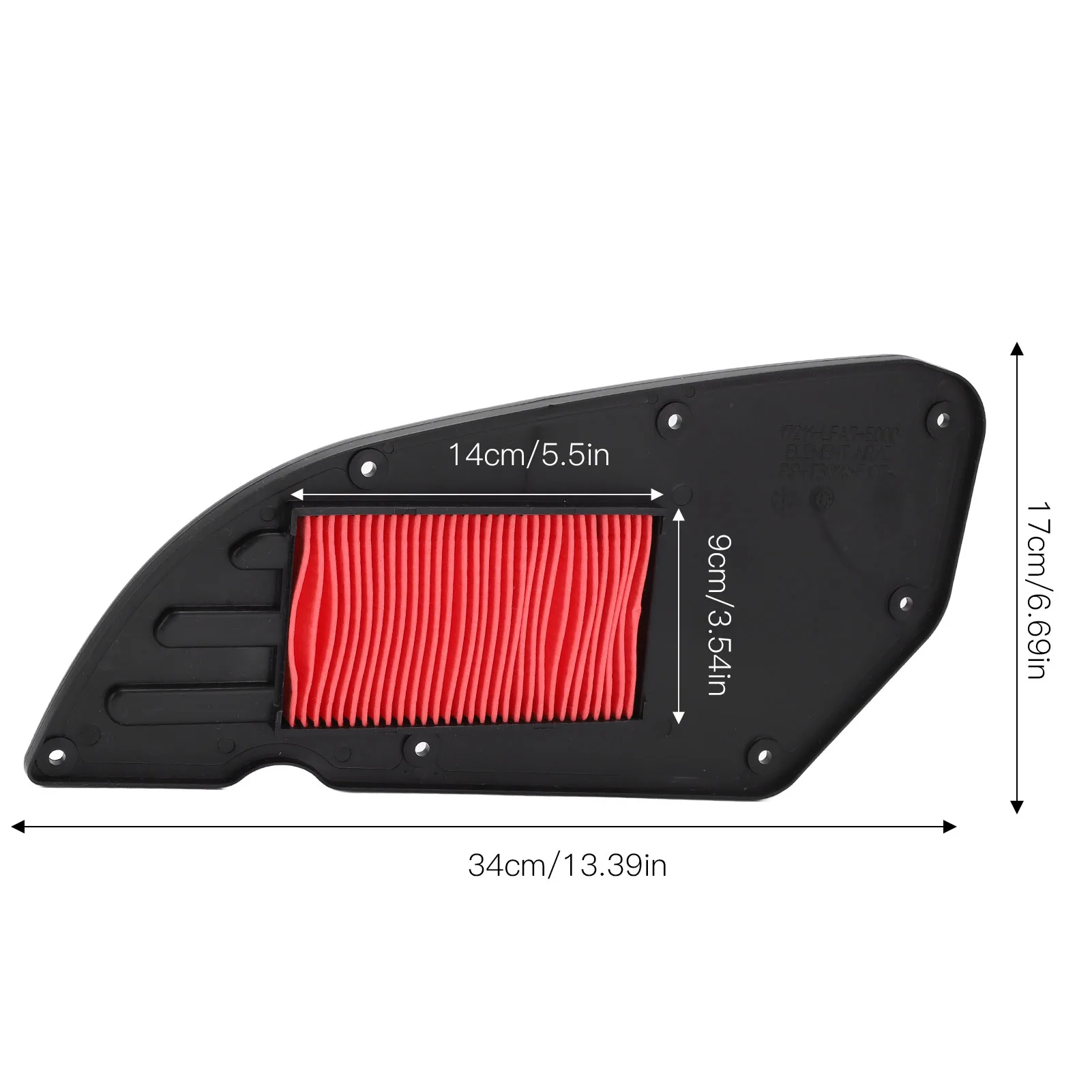 Filtre à Air Moto Yosoo Pour KYMCO Downtown 300/350 2009-2016 - Référence 17211-LEA7-E00, En ABS Et Papier