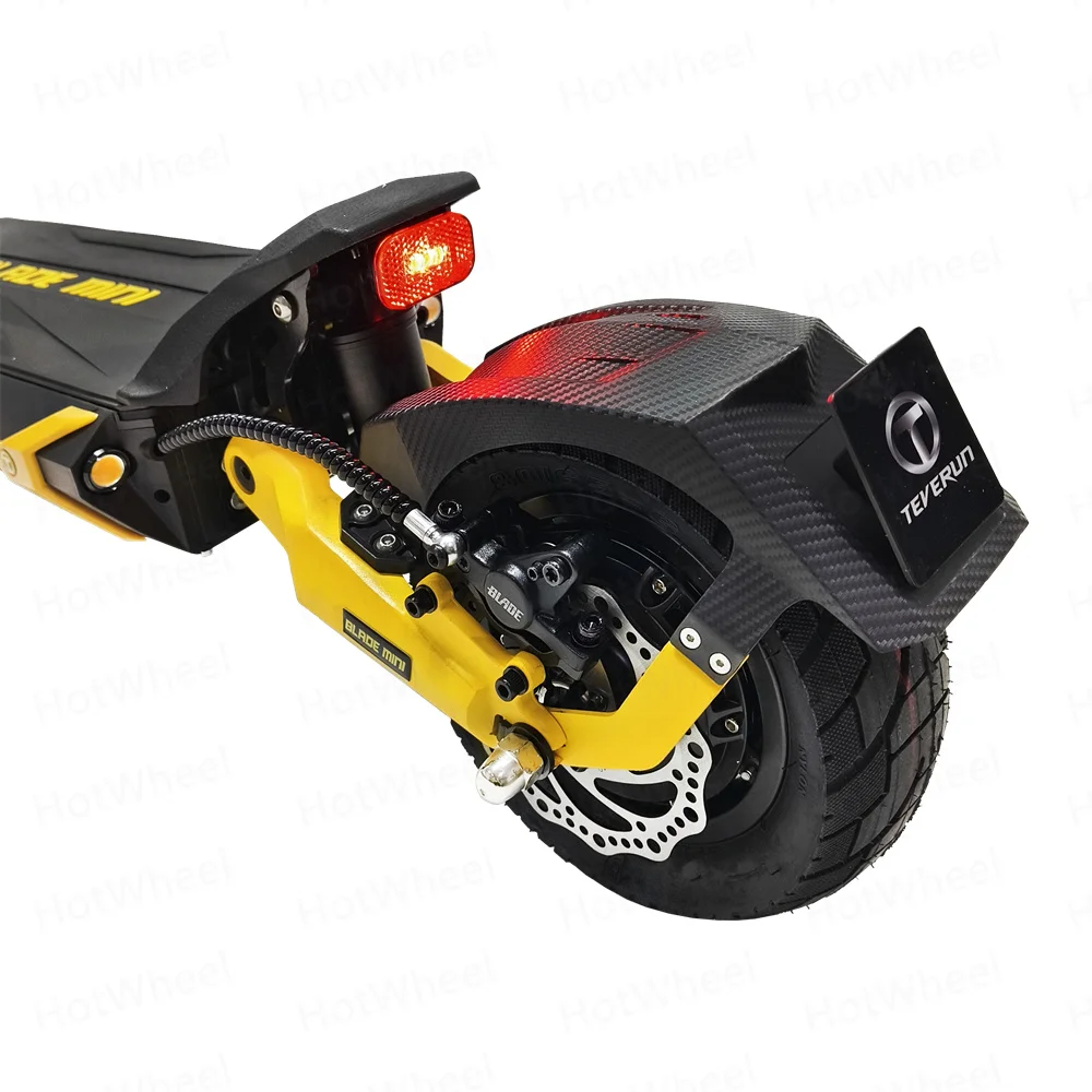 TEVERUN Blade MINI Ultra 1000W*2 Dual Motor 60V 27Ah Battery Build-in LED Display NFC Card 10inch Tubeless Range 100km Scooter